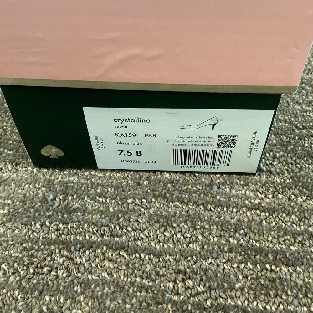 Kate Spade Crystalline Pump - Blue Velvet - Picture 8 of 8